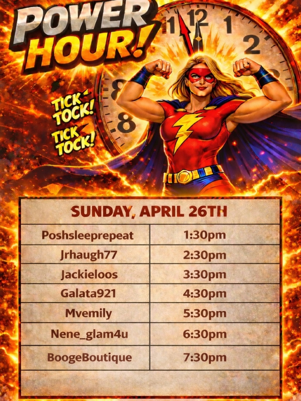 @jrhaugh77 Live show notification 4/25/26 & 4/26/26